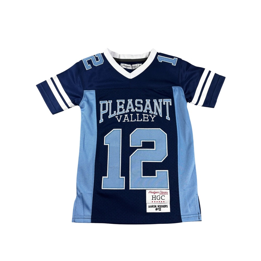 Headgear Classics Aaron‎ Rodgers Pleasant Valley HS Jersey Navy Blue Kids Small